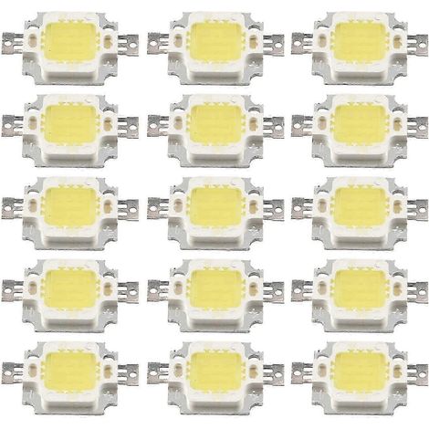 Lot de 20 ampoules LED blanches pures haute puissance 1100 lm, 10 W, puce SMD, alimentation 9-12 V CC (1/5)