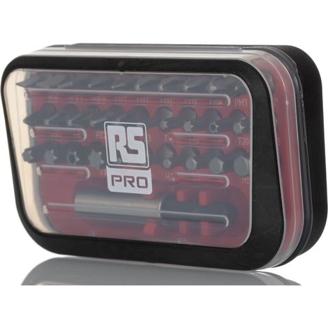 Jeu d'embouts de vissage RS PRO x 31 pièces ( Prix pour 1 Jeu ) (1/5)