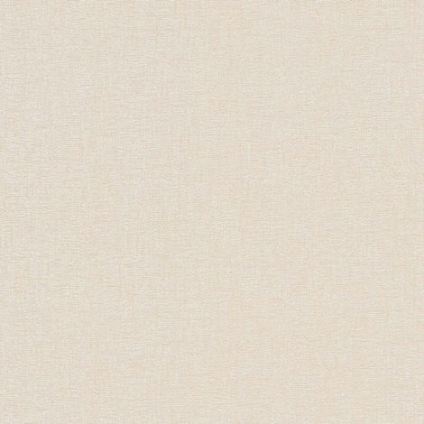 Papier peint intissé uni beige sable Tapisserie texturée aspect métallique Papier peint chiné idéal pour salon & chambre (1/4)