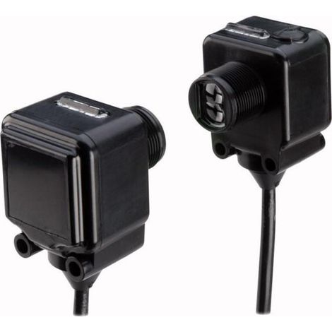 Barrière photoélectrique unidirectionnelle émetteur Sn 15m 4L 10-30VDC NPN PNP carrée 40 matiè EATON E65-SMTS15-HA