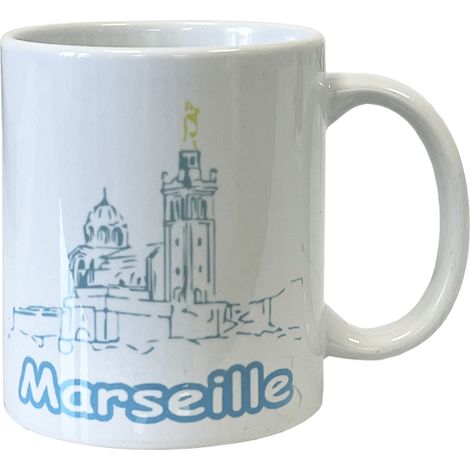 Tasse en céramique Marseille Cbkreation (1/2)