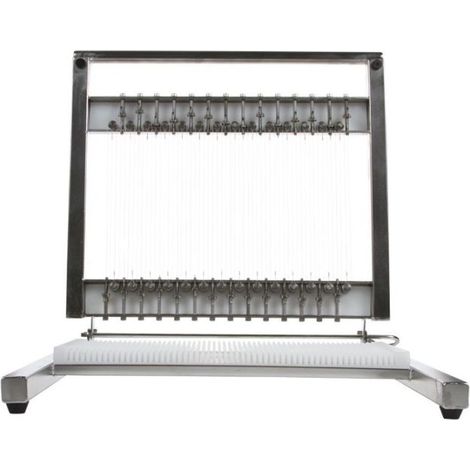 Trancheuse à mozzarella 28 fils, inox, plastique (1/4)