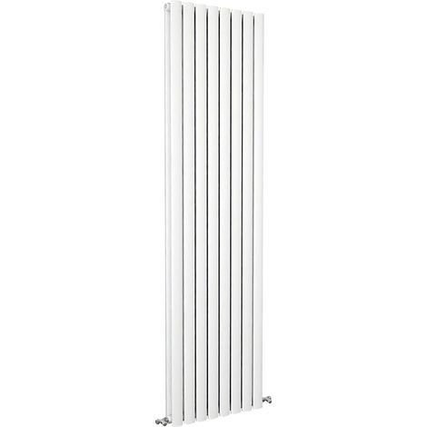 SKY Bathroom Oval Column Radiator Vertical 1800x472mm Double White (1/5)