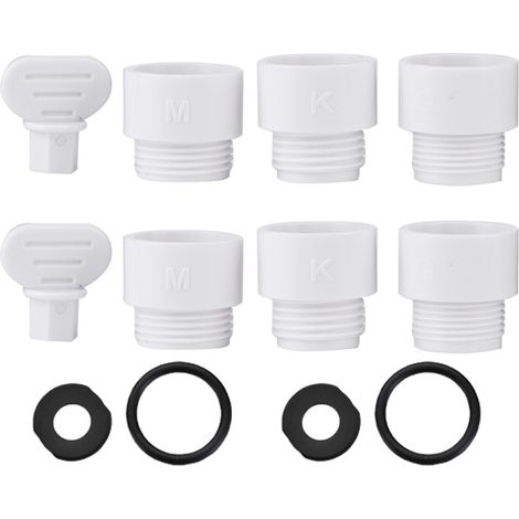 Adaptateur de douche japonais en ABS, connecteur KMG, filetage G1/2 po, convertisseur de tuyau, accessoire de salle de bain (1/5)