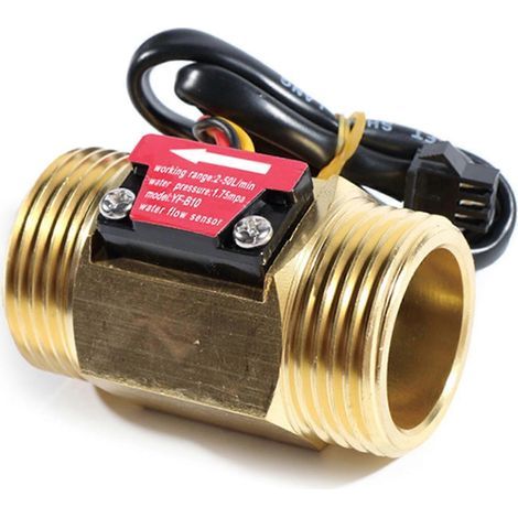 Capteur de débit d'eau, interrupteur de débit d'eau pour chauffe-eau, mesure du débit d'eau (1/5)