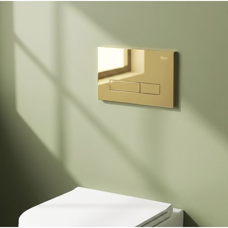 BOTÓN PARA ESTRUCTURA EMPOTRADA REA K011A-Q GOLD (1/4)