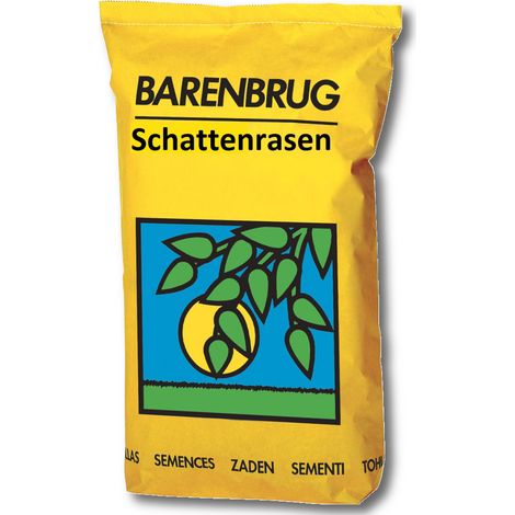 BARENBRUG Rasensamen Schattenrasen 15 kg Sonnenrasen Spielrasen Sportrasen