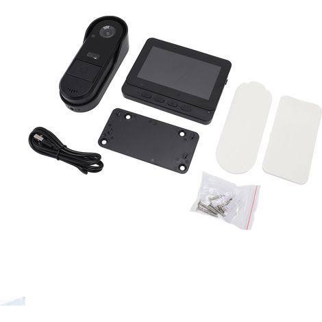 Decdeal Drahtloses Video -Türklingel -System 4,3 -Zoll -IPS -Bildschirm -Tür -Telefon IP65 Wasserbeständiger Weitwinkel Zwei -Wege -Gespräch für Home
