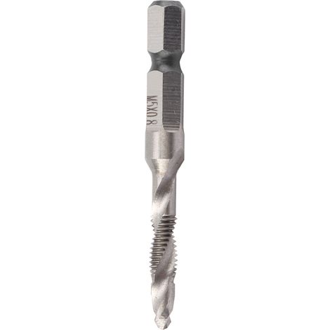 M5 HSS 1/4" Hex Shank Drill & Tap Taper Drill Bits Power Tool Part