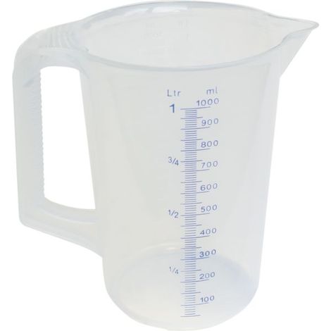 Paderno Pichet gradué semi-transparent 1 litre ergonomique