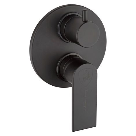 MONOCOMANDO INCASSO DOCCIA CON DEVIATORE LAGUNA- Nero Opa Leva Nera+Leva Aranci- LAMBO- pezzi 1