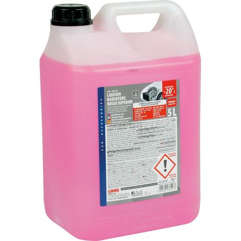 Superior-Rosso G12+, liquido radiatore - (-20°C/+105°C) - 5 L
