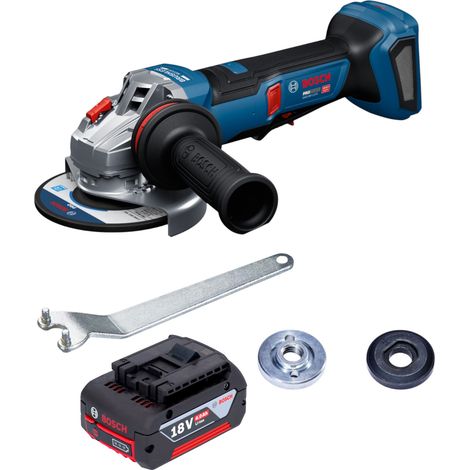 Bosch GWS 18V-11 PS Akku Winkelschleifer 18 V 125 mm Brushless + 1x Akku 4,0 Ah - ohne Ladegerät