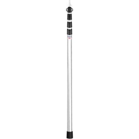 Pair Mât télescopique réglable en aluminium 4 sections 230 cm Stabilité accrue avec tubes de 30 mm Pour tentes et bâches en extérieur (1/5)