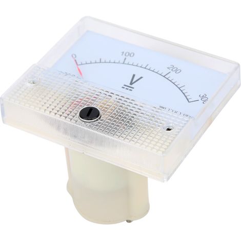 Voltmètre DC 85C1 0-300V, indicateur de mesure à installation fixe, précision élevée, compteur analogique de tension continue, panneau de contrôle industriel. (1/5)