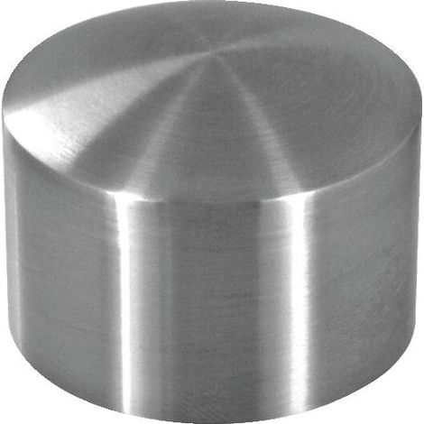 Embouts d'extrémité pour main courante bois Ø 40 mm - forme arrondie - en inox 304 - boîte de 2 - DESIGN PRODUCTION (1/5)