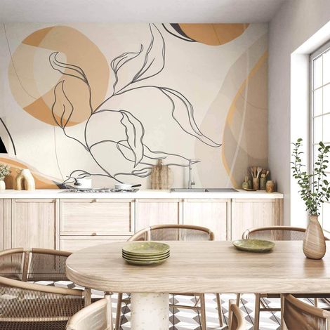 Tapete artgeist Abstract Landscape lebendige Farben 350x256 cm