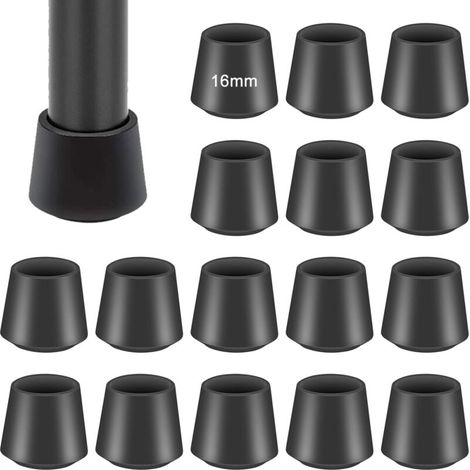 Embouts de pieds de chaise, 32 embouts en caoutchouc, patins, protections pour pieds de chaise, embouts en silicone, chaussettes pour pieds de chaise, protections pour pieds de table et de chaise, noi (1/5)