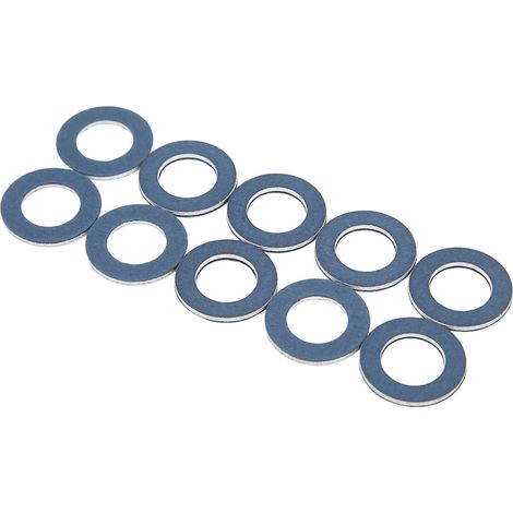 10 Aluminium 90430-12031 Ablassschraubendichtungen, Ölwannendichtungssatz, 10er-Pack. (1/5)