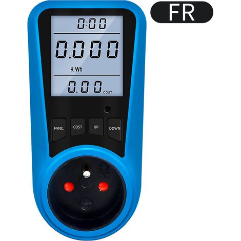 Digitaler Stromzähler EU-Stecker AC-Voltmeter Energietester Regulierungsbuchse US UK AU FR BR IT (1/5)