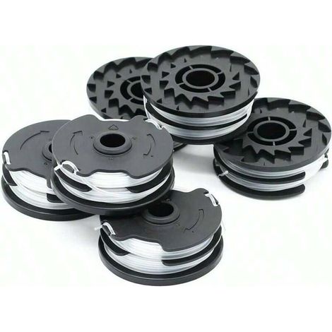 Pack de 6 bobinas de hilo de repuesto para desbrozadoras a batería LIDL Parkside PRTA 20-Li A1, B2, C3, PRT 550 A1, A3, PRT 300 A1 - 2 x 4 m, diámetro 1,6 mm (1/5)
