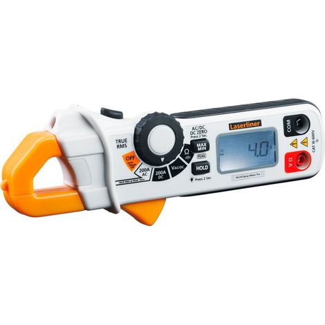Pince ampèremétrique Laserliner MultiClamp-Meter Pro numérique CAT III 600 V Affichage (nombre de points): 1999 (1/9)
