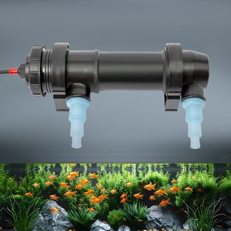 Lampe UV submersible pour aquarium - Lampe de stérilisation étanche - Stérilisateur UV puissant pour aquarium - Pour lutter contre les algues, traitement de l'eau et entretien durable de l'aquarium (1/5)