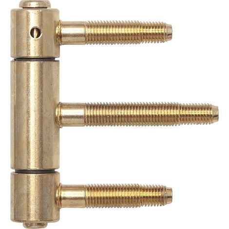 Herkula-Band 3-teilig, mit Aushängesicherung, ø 20 mm, Stahl vermessingt