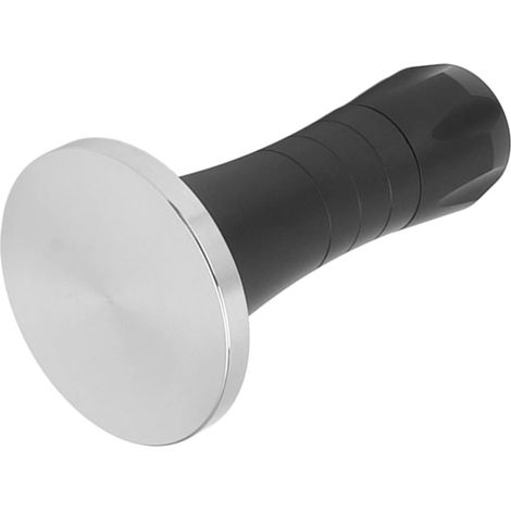 Kaffeemischer- und Tamper-Set, 2-in-1-Handtamper für den Hausgebrauch, Schwarz, 53 mm (1/5)