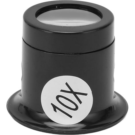 Loupe de Bijoutier 10X - Outil de Réparation pour Montres, Pièces et Timbres - Loupe à Main Portable et Monocle Grossissant (1/5)