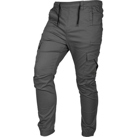 Pantalones deportivos grises para exteriores, talla L - T N81-2852L (1/5)