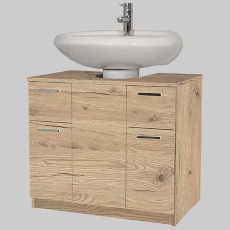 COPRICOLONNA QUERCIA NATURALE - 2 Ante + 2 Cassetti