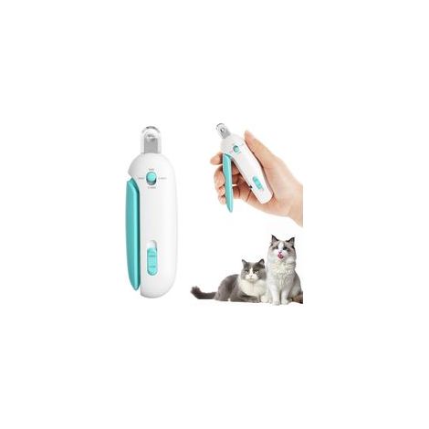 (Bleu)Coupe Griffes Chat avec Trou 3 Tailles Réglable Lime à Ongles Cachée Sûr Anti éclaboussures Coupe Ongle Chat pour Chatsons Chats Intérieurs (1/5)