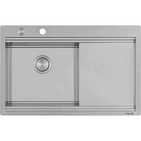 Foster Milanello Fregadero empotrado Rectangular Acero inoxidable (1/4)