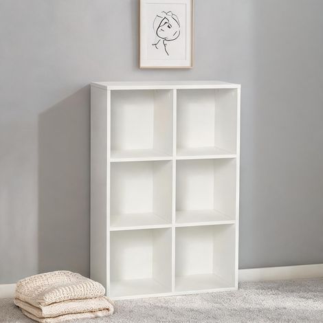 Bibliothèque blanco en melamina de Madera 65,5 x 30 x 97,5 cm (1/5)
