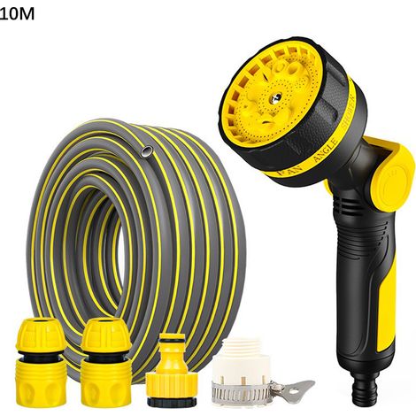 【Gartenlanze】 Spray Pro ABS+Gummi, 10 Modi, 10 m lang, 23 x 12 x 6,8 cm, mehrfarbig