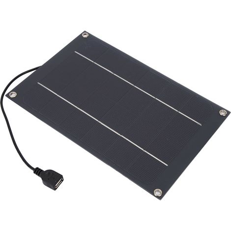 Panneau solaire portable 6W 6V 1A pour chargeur de téléphone, batterie et jouets - Mini module solaire compact (1/5)