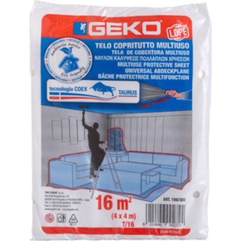 TELONE COPRITUTTO POLIETILENE 4X 4 M 200 G CA- ELEPACKING- 80,0 pz