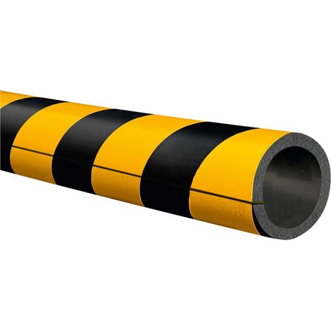MORAVIA Vollrohrschutz Kreis 50/75 PU gelb/schwarz 1000mm (1/4)