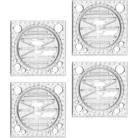 Règles de dessin géométrique ERINGOGO, gabarits formes (1/5)