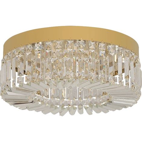 Plafonnier, Design Moderne, Options d'Éclairage Polyvalentes, Or 50cm, Changeable (1/2)