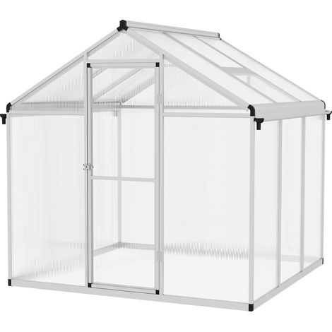 6 x 6ft Aluminium Frame Greenhouse