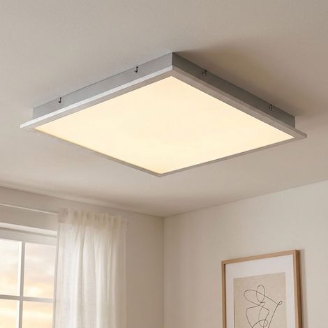 Deckenlampe Deckenleuchte  Aufbaupanel Bürolampe, quadratisch, LED 12,3W 2500Lm warmweiß, LxBxH 60x60x6cm (1/5)
