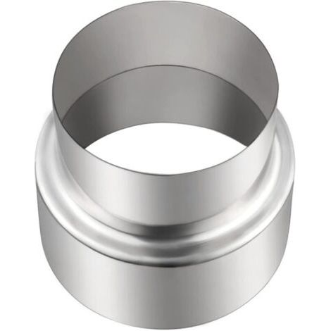 Réducteur de tuyau de poêle en acier inoxydable 100mm à 90mm – Raccordement cheminée – Résistant à la chaleur et à la corrosion – Montage facile