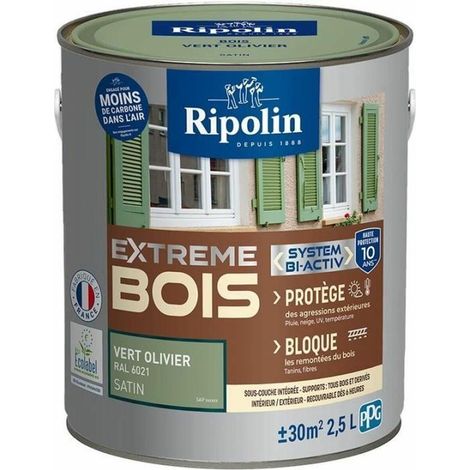 Ripolin Holzschutzfarbe Außen Grün Olivier RAL 6021