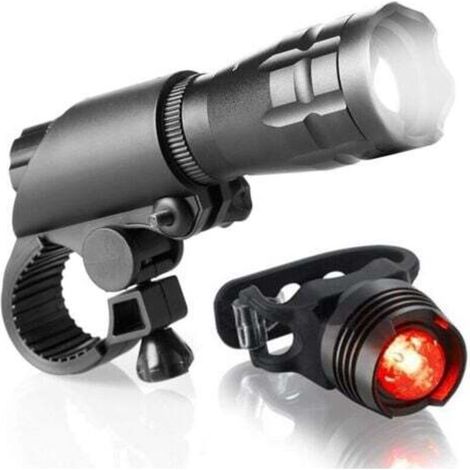 5W Mountain Bike Headlight Kit, Cycling Torch, Rechargeable Zoom, Strong Light (Style 4)