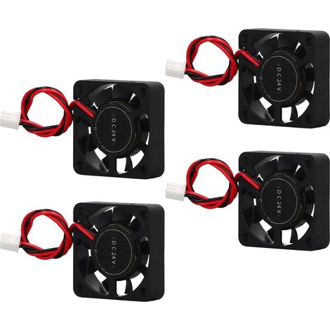 4 Stück bürstenlose Lüfterstifte als Zubehör für den Extruder und das Hotend von 3D-Druckern (24 V DC). (1/5)