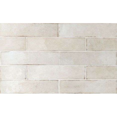 Eiffel Art Construction – Carrelage mur effet zellige beige brillant 6x24,6 cm – Grès cérame – Finition brillante avec bords usés – Compatible avec colles et joints (1/3)