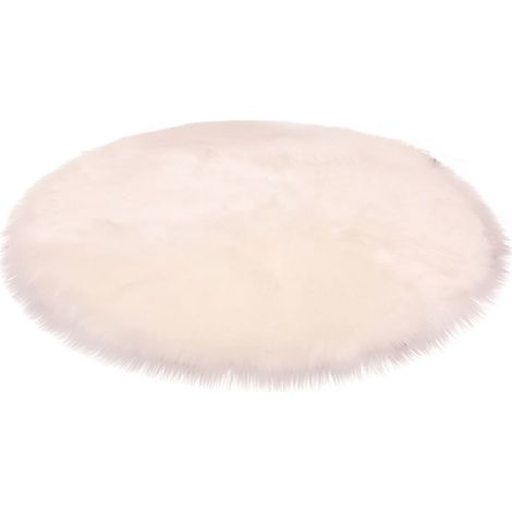 Tapis De Sapin De Noël - Tapis Rond En Acrylique À Poil Long - Pour Décoration Festive Intérieure - 100 X 100 X 6 Cm - 1 Pièce (1/5)