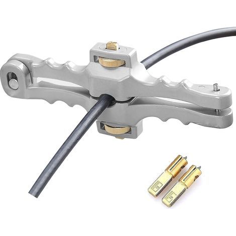 Pince à dénuder pour câbles à fibres optiques blindés, pince à dénuder longitudinale en alliage d'aluminium, coupe-câbles pour câbles de 10 à 25 mm² (1/5)